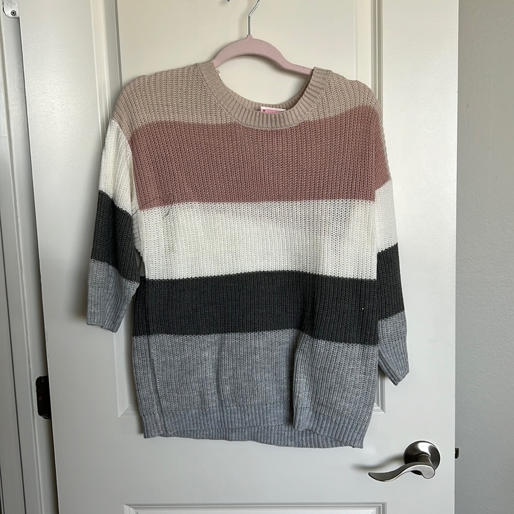 Maternity Striped Sweater